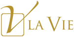 La Vie Logo - 1 Colour Gold - Partial Horizontal Logo